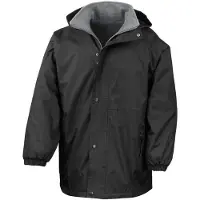 Result Veste polaire pour homme StormDri 4 000, coupe-vent, imperméable FK578 (2XL) (noir/gris)
