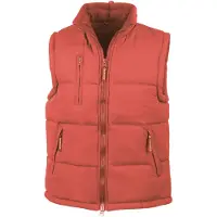 Result Gilet sans manches pour homme , imperméable, coupe-vent FK587 (S) (rouge)