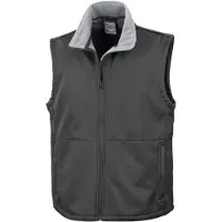 Result Gilet Core Soft Shell pour homme FK604 (XL) (noir)