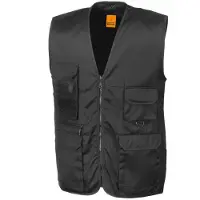 Result Gilet pour homme Safari FK1006 (XL) (noir)