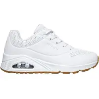 SKECHERS Chaussure à lacets 'Uno - Stand On Air' blanc
