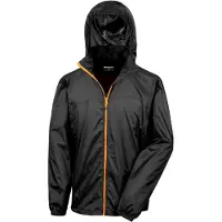 Result - Veste pliable pour hommes FK1225 (XL) (noir/orange)