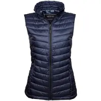 Tee Jays Gilet/chauffe-corps Zepelin pour femmes, matelassé FK931 (3XL) (bleu marine foncé)