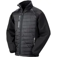 Result Résultat - Gilet « Compass » pour hommes/femmes unie FK1534 (3XL) (noir/gris)