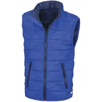 Result Gilet matelassé Core pour enfants FK1227 (128) (bleu roi/bleu marine)