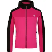 Regatta Dare 2B - Couche intermédiaire « Thriving » à capuche pour enfants RG8625 (146-152) (rose pur/noir)