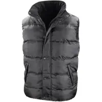 Result Core Nova Lux Gilet d'hiver / Gilet matelassé, imperméable, coupe-vent FK611 (L) (Noir)