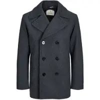 Jack & Jones Captain Wool Peacoat Jacket Gris