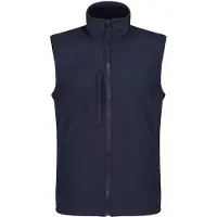 Regatta Mens Flux Gilet Softshell, déperlant, coupe-vent RG1493 (2XL) (Bleu marine/bleu marine)