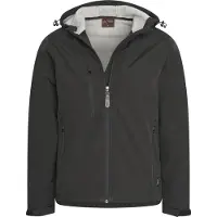 Cappuccino Italia Italia - Veste Outdoor Hommes Veste Softshell à Capuche - Noir - Taille S