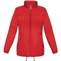 B&C Veste Sirocco pour femmes, légère FK106 (XS) (rouge)