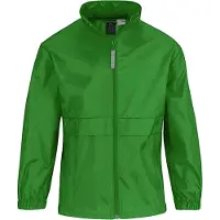 B&C - Veste coupe-vent « Sirocco » pour enfants FK2407 (104) (Vert véritable)