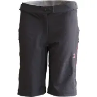 Zimtstern Femmes, Short, Short femme Gravelz, Noir, Gris, (XS)