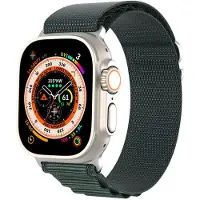 DUX Bracelet à boucle sport (42 mm, 44 mm, 45 mm, 49 mm, Nylon), Sangles de montre, Vert