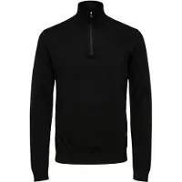 Selected Pull-over 'Berg' noir