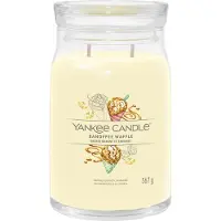 Yankee candle Bougie gaufrée Banoffee Signature (gaufrettes aux bananes et caramel) - 567g
