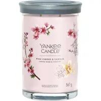Yankee candle Bougie culbutante Signature Rose Cherry & Vanille (cerises roses et vanille) - 567,0 g