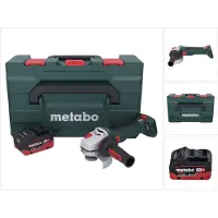 Metabo WB 18 LT BL 11-125 Quick Meuleuse d'angle sans fil 18 V 125 mm Brushless + 1x batterie 5,5 Ah + metaBOX - sans chargeur