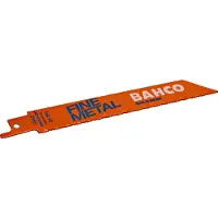 Bahco Sandflex Bi-metal Saber Blade Set For Cutting Thin Metals 24 Dpp 150 Mm 5 Units Orange