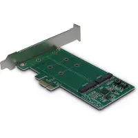 Inter-Tech 88885381 AC Adapter KCSSD4, PCIe x1 zu 2x M.2 PCIe Raid