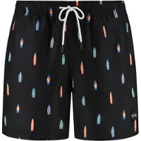 Shiwi Shorts de bain 'Mac' bleu / orange / rose clair / noir
