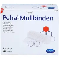 Peha Bande de gaze 6 cm x 4 m 20 pc(s) Serviette hygienique