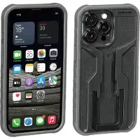 Topeak Étui pour téléphone portable RideCase Compatible avec Apple iPhone 13 Pro, noir gris