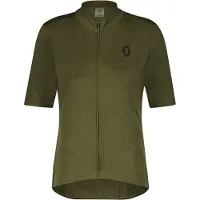 SCOTT Gravel Merino Short Sleeve Jersey Vert S Homme