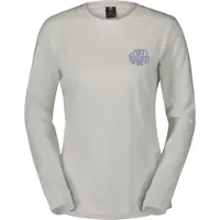 SCOTT 10 Graphic Long Sleeve T-shirt Blanc L Femme