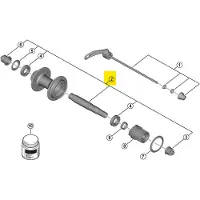 Shimano Fh-mt401 Bearings Argenté