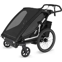 Thule - Poussette/remorque multisports 2 places - Chariot Sport 2 Double Black - Noir
