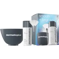 Dermalogica Coffret Lissant + Illuminateur : 74 g de poudre exfoliante micro-gommage quotidien + masque éventail, brosse multi-visage + bol