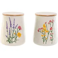 Esprit Vases Home Coloré Blomster Shabby Chic (2 pièces)