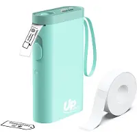 Uprint Portatīvais uzlīmju printeris UPRINT UP21 zils USB uzlādējams 3584770436957, Imprimante d'étiquettes, Bleu