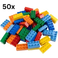 LEGO DUPLO Mélange KiTa pour 1 enfant 2x4 briques Coloré NOUVEAU ! 50 pièces - Chaque mélange est composé individuellement
