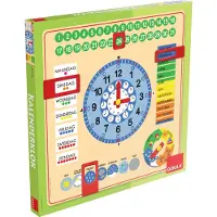 Goula Calendar Clock, 1 année(s), Bois, Multicolore