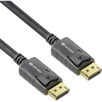 Sonero Câble 4K Displayport 1.2 mâle <->, 4K/60Hz, 5 m (5 m), Câble vidéo, Noir
