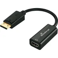 MediaRange MRCS177 HDMI Buchse/DP Stecker 18 Gbit/s 20cm schw