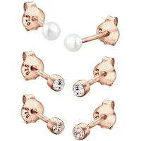 Elli Boucles d'oreilles or rose