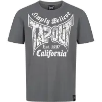TAPOUT Haily Be Short Sleeve T-shirt Gris L Homme