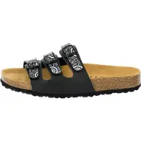 Lico Mule 'Bioline Flower' beige / noir / blanc