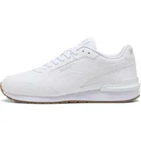 Puma Echtleder Sneaker ST Runner v4 L White-Glacial Gray-Gum, Uni , Herren:44 EU