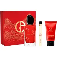 Giorgio Armani Si Passione set eau de parfum en spray 100ml + lait corporel 50ml + eau de parfum Si en spray 10ml