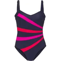 LASCANA Maillot de bain marine / rose / rouge