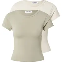 STUDIO SELECT T-shirt 'Inga' beige / vert clair