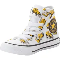 Converse Baskets montantes enfant CHUCK TAYLOR ALL STAR CONSTRUCTION TRUCK EASY-ON filles - Blanc - 33