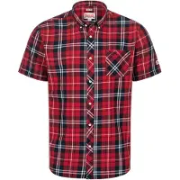 Lonsdale Brixworth Short Sleeve Shirt Rouge 3XL Homme