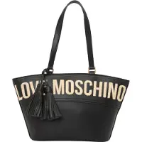 Love Moschino Femmes, Sac, Item Cabas Shopper Tasche 40 cm, Noir, (9 l)