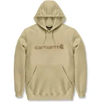 Carhartt Marquette Logo Hoodie Beige M