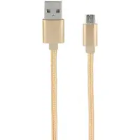 Mooov Câble USB-A/Micro USB nylon data et charge or 1 m
